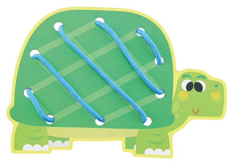 洞洞小手：動物穿線板